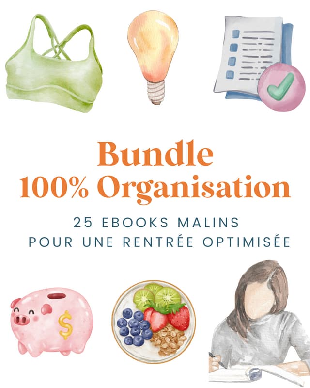 Image du Bundle 100% Organisation