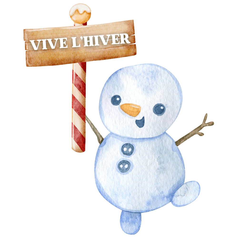 Panneau Vive l'hiver